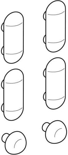 Geberit Sitzdeckelpuffür für Renova WC-Sitze GEBERIT