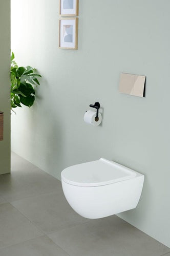 Geberit Wand-Tiefspül-WC ACANTO geschl Fo TurboFlush mit WCS we KeraTect GEBERIT – Ansicht 3