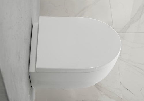 Geberit Wand-Tiefspül-WC iCon RIM geschlossene Form mit WC-Sitz weiß GEBERIT – Ansicht 5