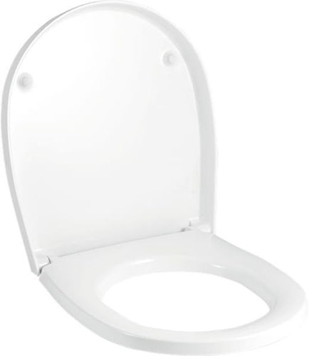 Geberit WC-Sitz VISIT mit Deckel Scharniere verchromt weiß GEBERIT