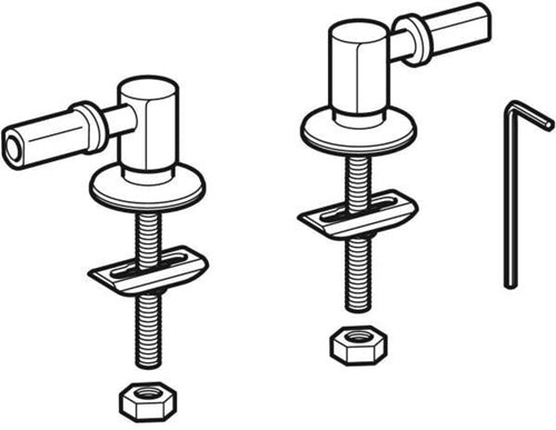 Geberit Scharnier passend zu 4U WC-Sitz 574400 verchromt GEBERIT – Ansicht 3