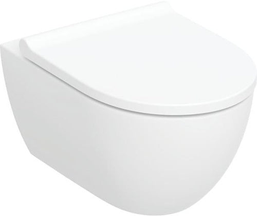 GE Acanto Set WWC m WC-Sitz Tiefspüler TurboFlush geschl Form T:53cm weiß