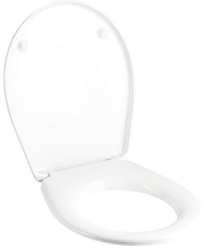 Geberit WC-Sitz RENOVA COMPACT abn mit Deckel Scharniere Edelstahl weiß GEBERIT