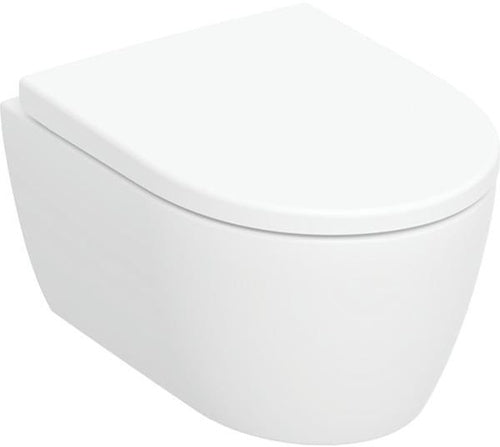 Geberit Wand-Tiefspül-WC iCon RIM geschlossene Form mit WC-Sitz weiß GEBERIT