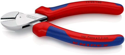 Kompaktseitenschneider X-Cut® Länge 160 mm Kopf verchromt Mehrkomponenten-Hüllen KNIPEX – Ansicht 4
