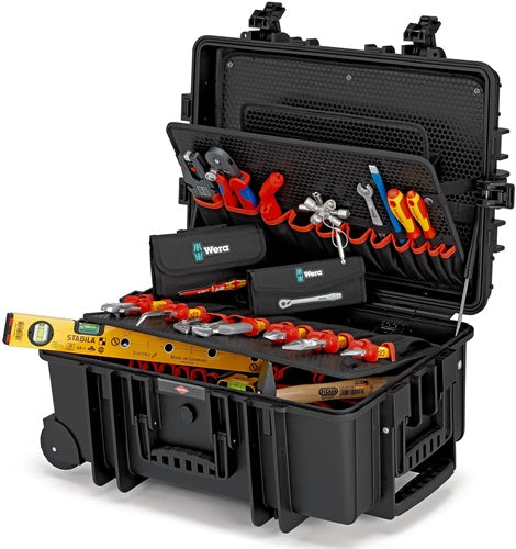 Werkzeugkoffür Robust45 Move 63-teilig Koffür aus schlagfestem Polypropylen für Elektriker KNIPEX – Ansicht 4