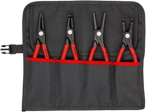 Präzisionssicherungsringzangensatz 4-teilig in Rolltasche 19 - 60 mm KNIPEX