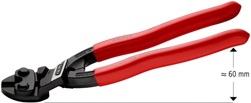 Kompaktbolzenschneider CoBolt® Länge 200 mm Kunststoffüberzug 20 ° 36 mm ohne Aussparung weißh 6 mm mittel 52 mm hart 4 mm