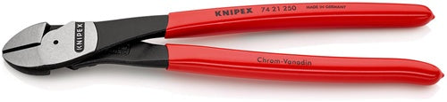 Kraftseitenschneider Länge 250 mm Form 2 Kunststoffüberzug KNIPEX
