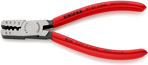 Aderendhülsenzange Gesamtlänge 145 mm 025 - 25 (AWG 23 - 13) mm² poliert Kunststoffüberzug KNIPEX – Ansicht 4