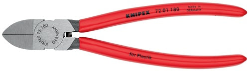 Seitenschneider für Kunststoffe Länge 180 mm gerade Kunststoffüberzug KNIPEX – Ansicht 4