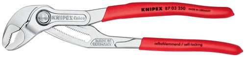 Wasserpumpenzange Cobra® Länge 250 mm Spannweiße 46 mm verchromt Kunststoffüberzug KNIPEX – Ansicht 5