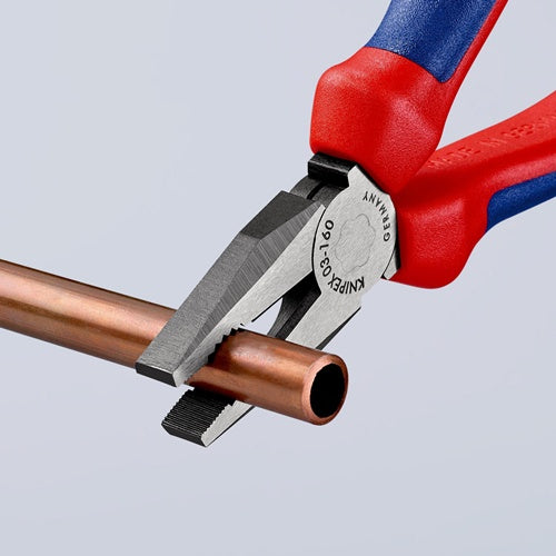 Kombizange Länge 160 mm poliert Mehrkomponentenhüllen KNIPEX – Ansicht 4