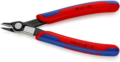 Elektronik-Seitenschneider Super-Knips® Länge 125 mm Form 4 Facette nein brüniert KNIPEX – Ansicht 6