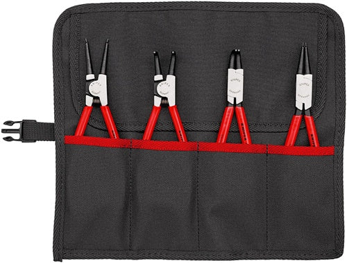 Sicherungsringzangensatz 4-teilig in Rolltasche 19 - 60 mm KNIPEX