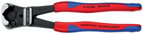 Bolzenvornschneider Gesamtlänge 200 mm Kopf poliert Mehrkomponenten-Hüllen KNIPEX – Ansicht 3