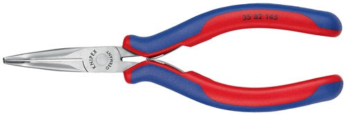 Elektronik-Greifzange Gesamtlänge 145 mm flachrunde Backen Form 8 Mehrkomponenten-Hüllen KNIPEX – Ansicht 3