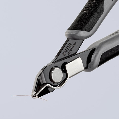 Elektronik-Seitenschneider Super-Knips® Länge 125 mm Form 7 Facette nein Spezialwerkzeugstahl brüniert KNIPEX – Ansicht 6