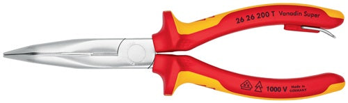Flachrundzange Länge 200 mm Form 2 40° gewinkelt VDE Mehrkomponenten-Hüllen KNIPEX – Ansicht 3