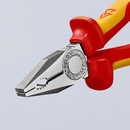 Kombizange Länge 160 mm Mehrkomponenten-Hüllen verchromt VDE KNIPEX – Ansicht 3