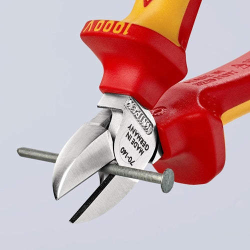 Seitenschneider Länge 140 mm VDE Mehrkomponenten-Hüllen KNIPEX – Ansicht 5