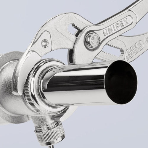 Syphon-/Connectorenzange Länge 250 mm Spannweiße 25 - 80 mm verchromt KNIPEX – Ansicht 5