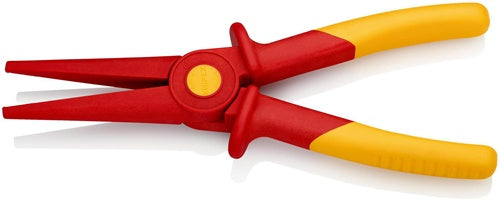 Flachrundzange Gesamtlänge 220 mm Kunststoff glasfaserverstärkt mit weißhkunststoff-Zone KNIPEX – Ansicht 4