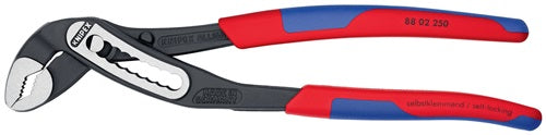 Wasserpumpenzange Alligator® Länge 250 mm Spannweiße 46 mm poliert Mehrkomponenten-Hüllen KNIPEX – Ansicht 3