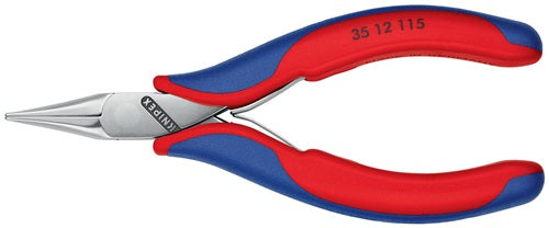 Elektronik-Greifzange Gesamtlänge 115 mm flachbreite Backen Form 1 Mehrkomponenten-Hüllen KNIPEX – Ansicht 4