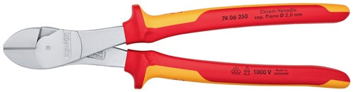Kraftseitenschneider Länge 250 mm VDE Form 0 Mehrkomponenten-Hüllen KNIPEX – Ansicht 3
