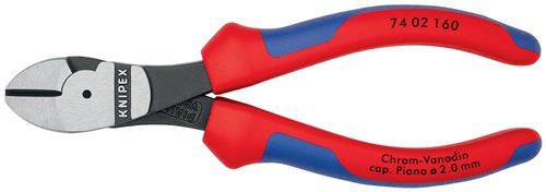 Kraftseitenschneider Länge 160 mm poliert Form 0 Mehrkomponenten-Hüllen KNIPEX – Ansicht 4