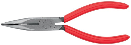 Flachrundzange Länge 160 mm flach/rund 40° gewinkelt poliert Kunststoffüberzug KNIPEX – Ansicht 3