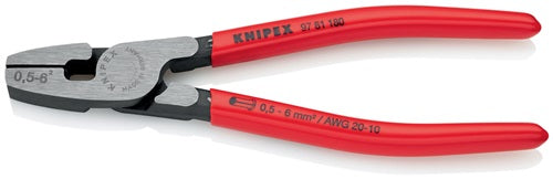 Aderendhülsenzange Gesamtlänge 180 mm 05 - 60 (AWG 20 - 10) mm² poliert Kunststoffüberzug für Aderendhülsen – Ansicht 4