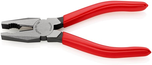 Kombizange Länge 160 mm poliert Kunststoffüberzug KNIPEX – Ansicht 4