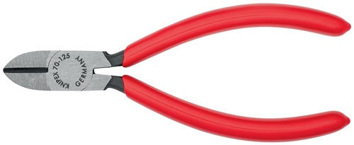 Seitenschneider Länge 125 mm Kopf poliert Kunststoffüberzug KNIPEX – Ansicht 4