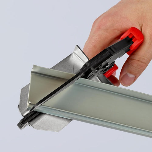 Kunststoffschere max 4 mm Kabelkanälen KNIPEX – Ansicht 5