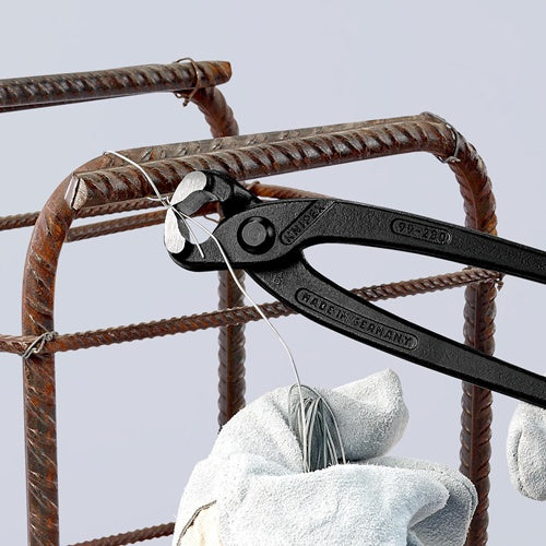 Monierzange Länge 280 mm poliert schwarz atramentiert KNIPEX – Ansicht 6