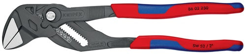 Zangenschlüssel Länge 250 mm schwarz atramentiert Spannweiße 52 mm Mehrkomponenten-Hüllen KNIPEX – Ansicht 4