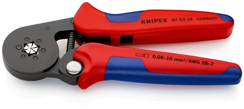 Aderendhülsenzange Gesamtlänge 180 mm 008 - 16 (AWG 28 - 6) mm² brüniert Mehrkomponenten-Hüllen KNIPEX – Ansicht 3