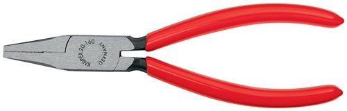 Flachzange Gesamtlänge 160 mm Kopf poliert schwarz atramentiert Kunststoffüberzug KNIPEX – Ansicht 5