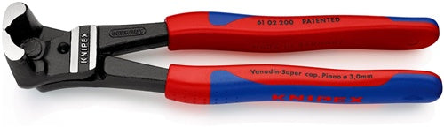 Bolzenvornschneider Gesamtlänge 200 mm Kopf poliert Mehrkomponenten-Hüllen KNIPEX