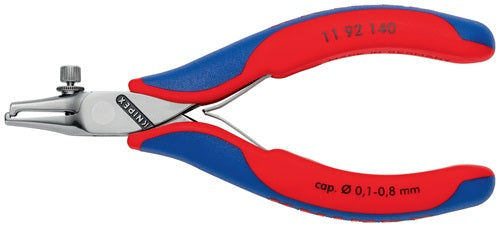 Elektronikabisolierzange Gesamtlänge 140 mm Arbeitsbereich 01 - 08 mm KNIPEX – Ansicht 3