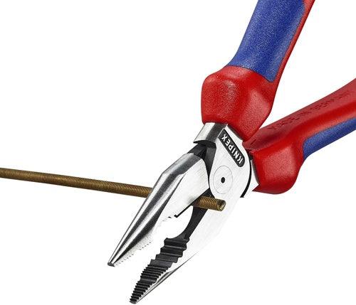 Spitzkombizange L185mm polComfort-Griff schwarz atramKNIPEX – Ansicht 6