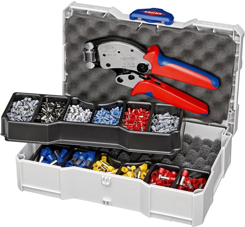 Aderendhülsensortiment Twistor16 1191-teilig 05 - 16 mm² im Systainer KNIPEX