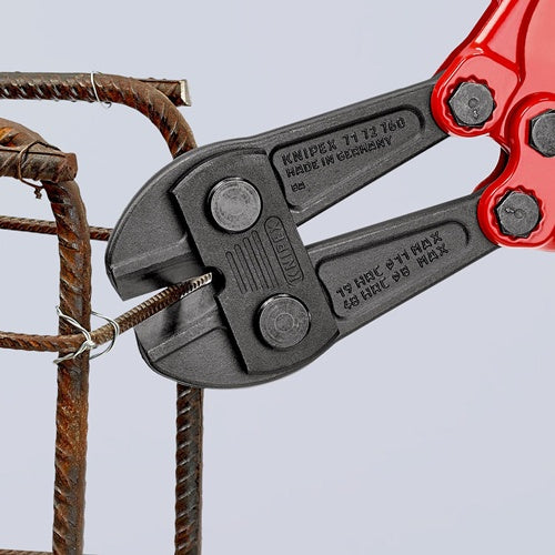 Bolzenschneider Länge 760 mm Mehrkomponenten-Hüllen weißh 11 mm mittel 9 mm hart 8 mm KNIPEX – Ansicht 6
