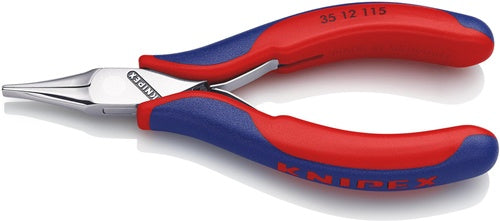 Elektronik-Greifzange Gesamtlänge 115 mm flachbreite Backen Form 1 Mehrkomponenten-Hüllen KNIPEX