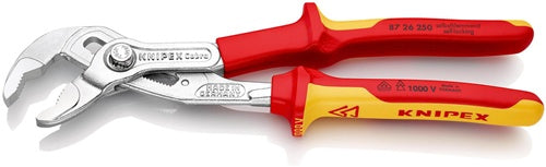 Wasserpumpenzange Cobra® Länge 250 mm Spannweiße 46 mm verchromt VDE Mehrkomponenten-Hüllen KNIPEX – Ansicht 6