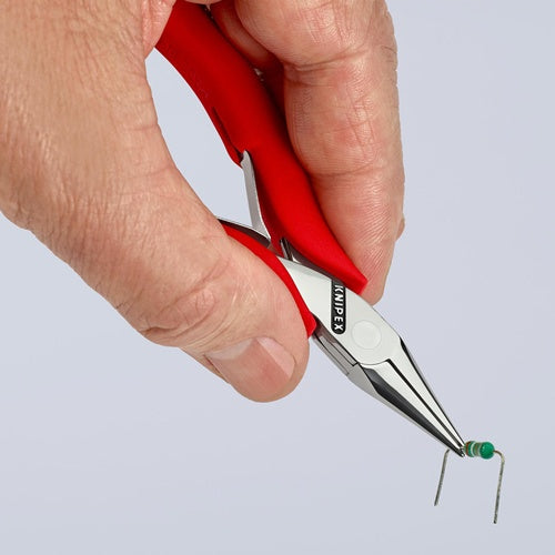 Elektronik-Greifzange Gesamtlänge 115 mm flachbreite Backen Form 2 Kunststoffüberzug KNIPEX – Ansicht 3