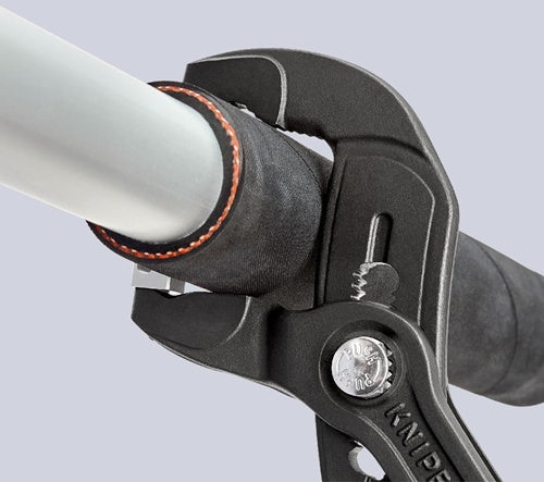 Schlauchschellenzange Gesamtlänge 250 mm Kopf grau atramentiert Kunststoffüberzug KNIPEX – Ansicht 3