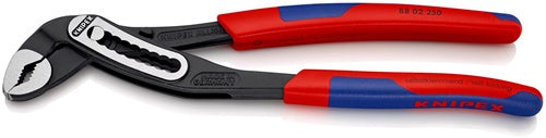 Wasserpumpenzange Alligator® Länge 250 mm Spannweiße 46 mm poliert Mehrkomponenten-Hüllen KNIPEX